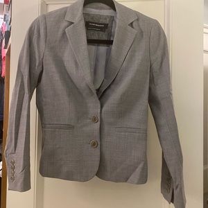 Club Mónaco Grey Pinstripe Summer Blazer